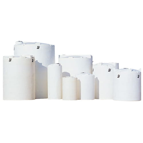 10500 Gallon White HD Vertical Storage Tank | Snyder 5330100C26