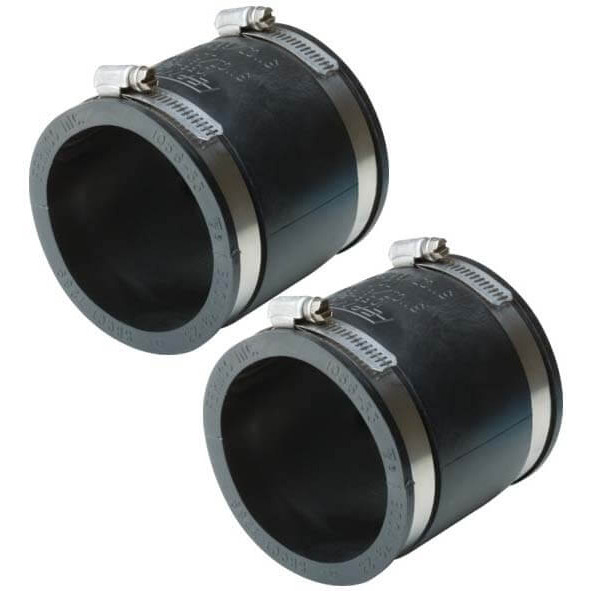 3" PVC to PVC EPDM Flex Coupling Set NTO IS15633