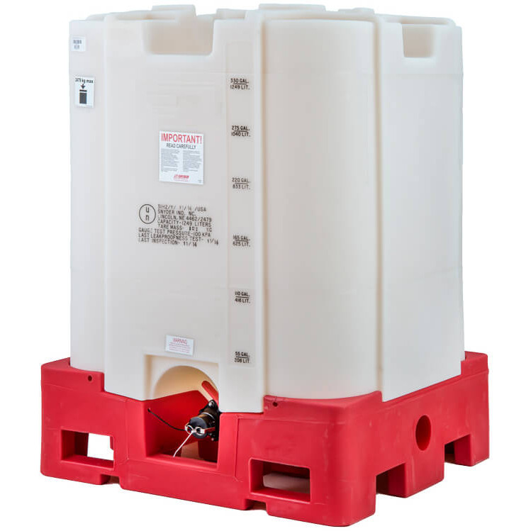 330 Gallon Premium Stacking IBC Tote Tank | Snyder 66145
