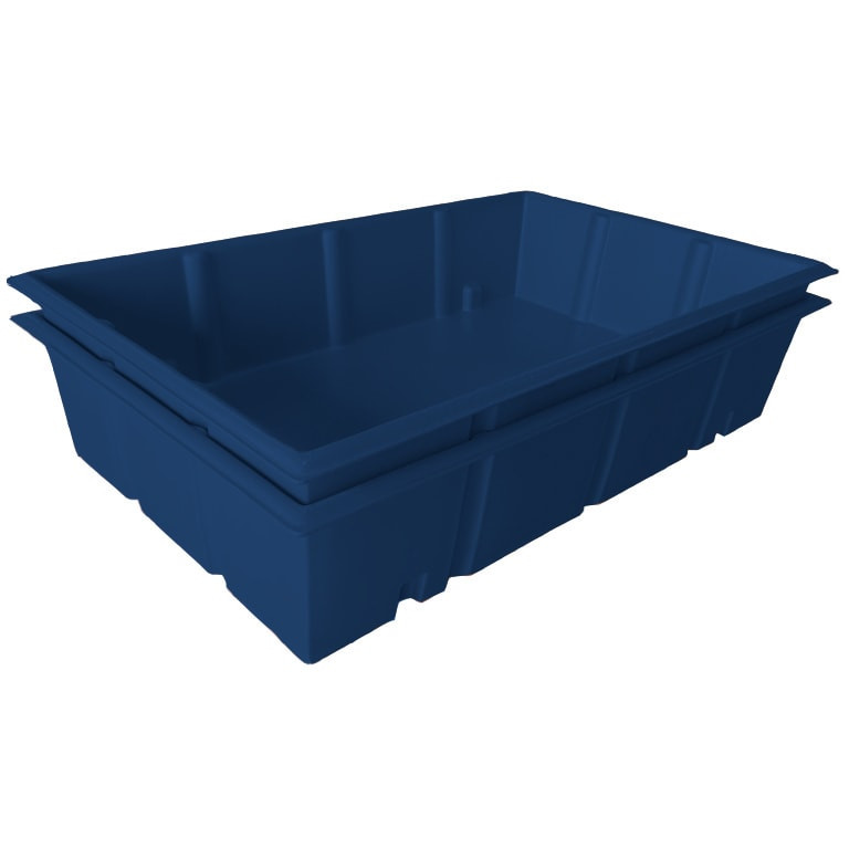 300 Gallon Open Top Containment Tank Dark Blue PolyMart PM300CT