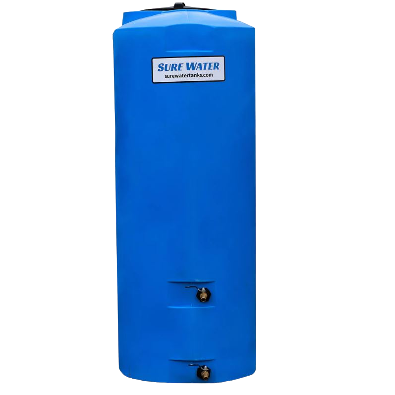500 Gallon Blue Emergency Doorway Water Tank Sure Water WW500DWY