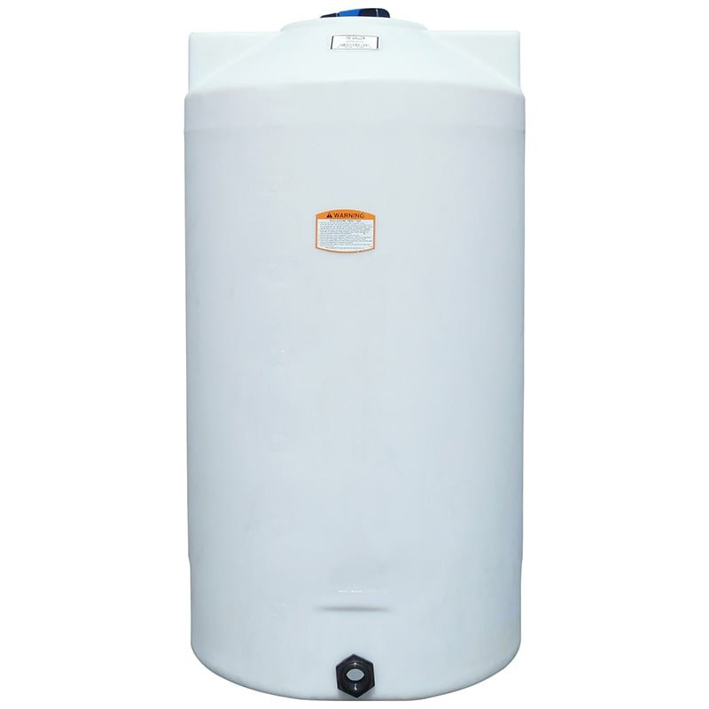 150 Gallon White Vertical Storage Tank | Norwesco 41859