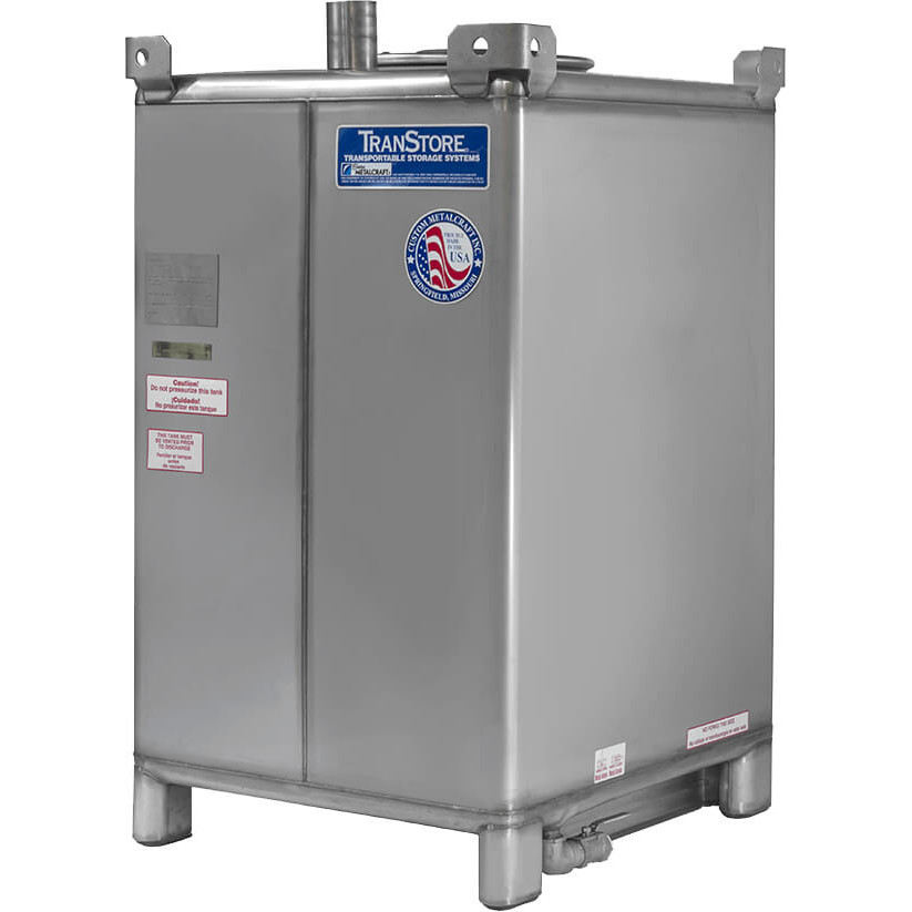 450 Gallon Stainless Steel IBC Tote Tank