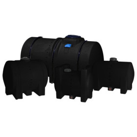 535 Gallon Black Horizontal Leg Tank