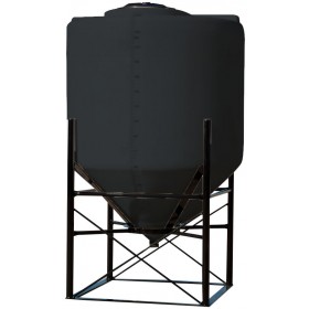 240 Gallon Black Cone Bottom Tank
