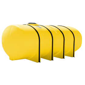 1850 Gallon Yellow Elliptical Leg Tank
