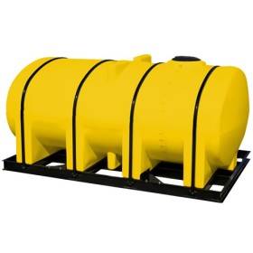 2750 Gallon Yellow Elliptical Leg Tank