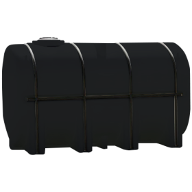 3750 Gallon Black Elliptical Leg Tank