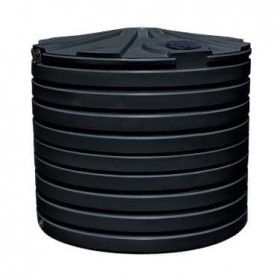 2825 Gallon Black Rainwater Collection Storage Tank