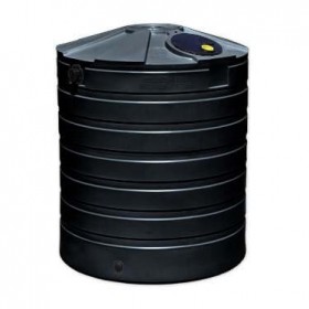 865 Gallon Black Rainwater Collection Storage Tank