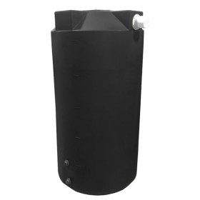 250 Gallon Black Rainwater Collection Tank