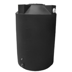 500 Gallon Black Rainwater Collection Tank