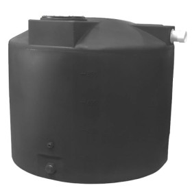 1000 Gallon Black Rainwater Collection Tank