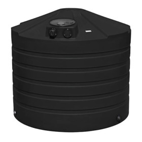 1320 Gallon Black Rainwater Collection Storage Tank