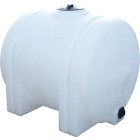 225 Gallon White Horizontal Leg Tank