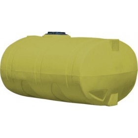 1000 Gallon Yellow Elliptical Tank