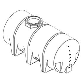 710 Gallon Drainable Leg Tank