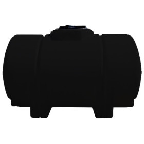 325 Gallon Black Horizontal Leg Tank
