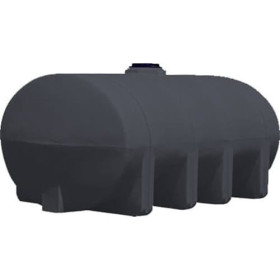 2635 Gallon Black Elliptical Leg Tank