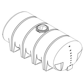 1610 Gallon Drainable Leg Tank