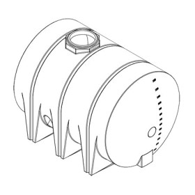 1310 Gallon Drainable Leg Tank