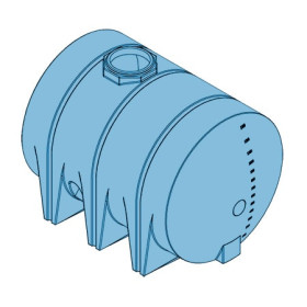 1310 Gallon Light Blue Heavy Duty Drainable Leg Tank