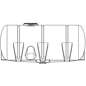 1315 Gallon Drainable Leg Tank