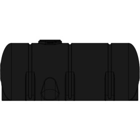 1335 Gallon Black Heavy Duty Elliptical Leg Tank