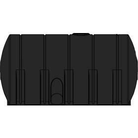 6025 Gallon Black Heavy Duty Horizontal Leg Tank