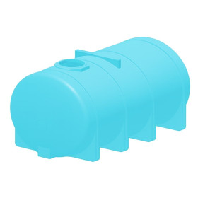 3250 Gallon Light Blue Heavy Duty Elliptical Leg Tank