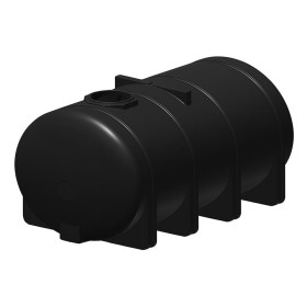 3250 Gallon Black Elliptical Leg Tank