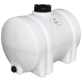 35 Gallon White Horizontal Leg Tank