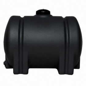 55 Gallon Black Horizontal Leg Tank