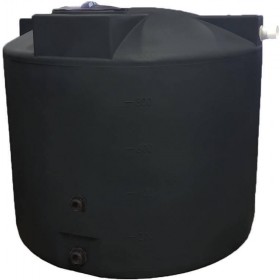1000 Gallon Black Rainwater Collection Tank