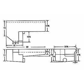 17 Gallon RV Holding Tank