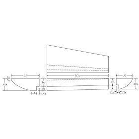 70 Gallon Marine Fresh Water Tank