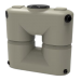 130 Gallon Mocha Slimline Rainwater Storage Tank