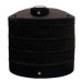 1100 Gallon Blemished Black Vertical Water Storage Tank