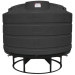 1200 Gallon Black Cone Bottom Tank with Stand