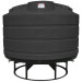1350 Gallon Black Cone Bottom Tank with Stand