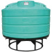 1350 Gallon Green Cone Bottom Tank with Stand