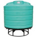 1550 Gallon Green Cone Bottom Tank with Stand