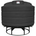 1600 Gallon Black Cone Bottom Tank with Stand