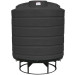 2000 Gallon Black Cone Bottom Tank