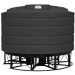 2520 Gallon Black Cone Bottom Tank with Stand