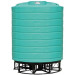 5000 Gallon Green Cone Bottom Tank with Stand