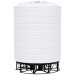 6000 Gallon White Cone Bottom Tank with Stand
