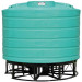 6011 Gallon Green Cone Bottom Tank with Stand