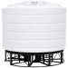 6011 Gallon White Cone Bottom Tank with Stand