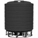 8000 Gallon Black Cone Bottom Tank with Stand